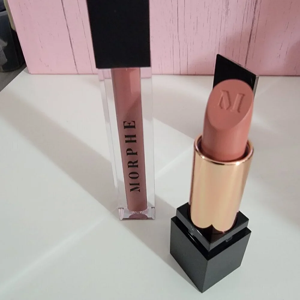 Morphe Lipstick Duo Matte Lipstick with Matching Lip Gloss